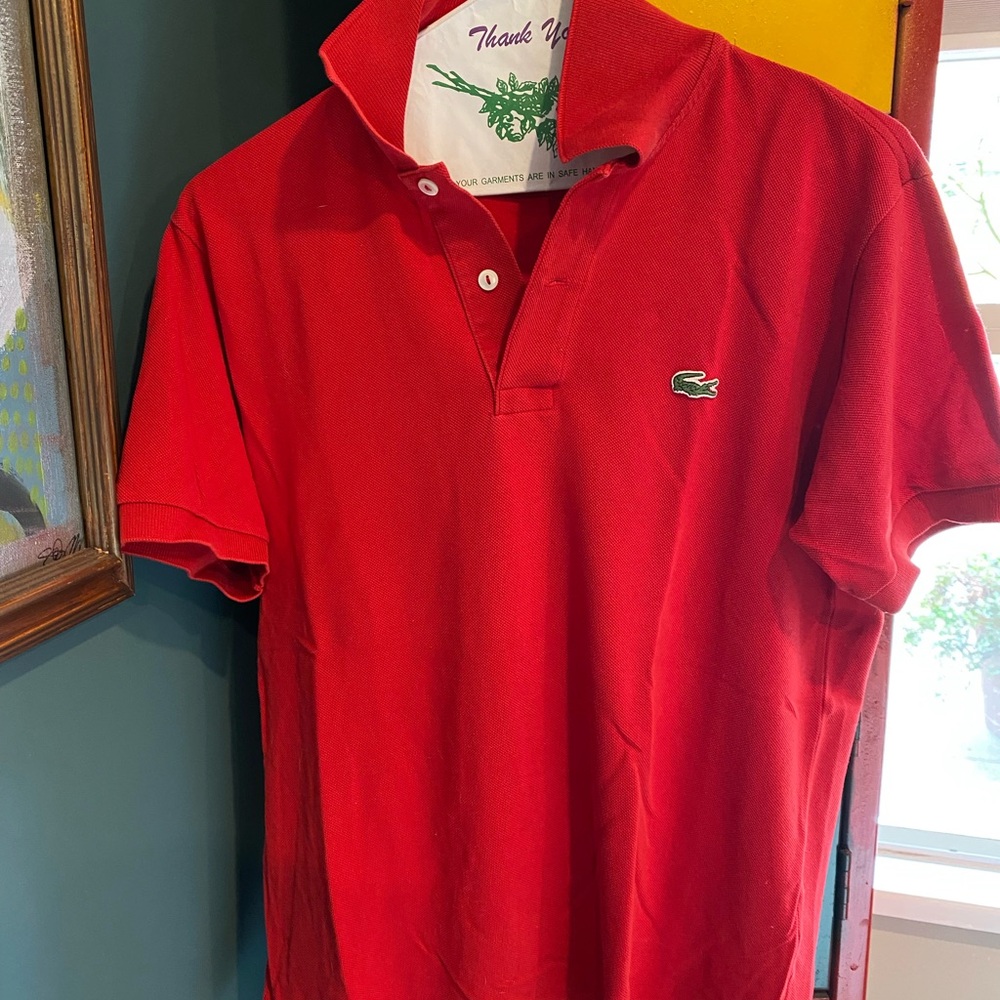 Lacoste Red Polo Shirt